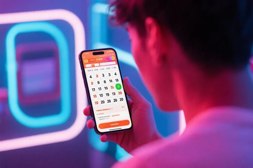 用户在手机上查询今日开奖号码